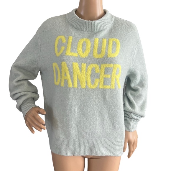 H&M Wool Blend Cloud Dancer Sweater Y2k - Picture 1 of 5